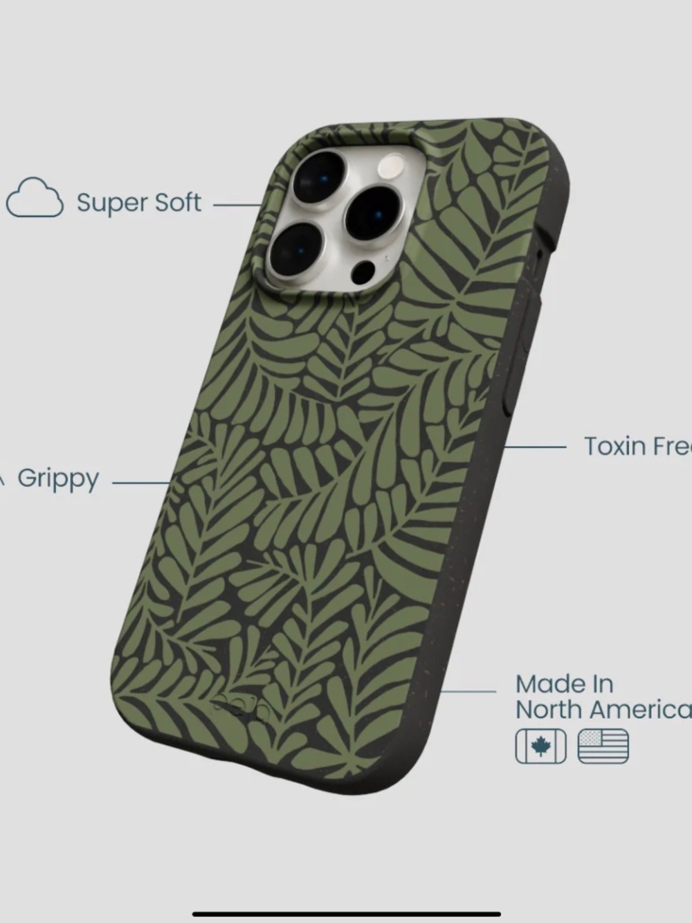 NWOT Pela Ferns Dream Case — iPhone 15 Pro - Picture 3 of 6